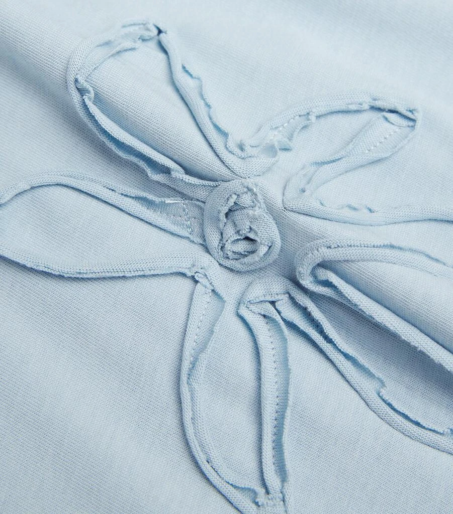 Sandro Paris Appliqué Flower T-Shirt 5