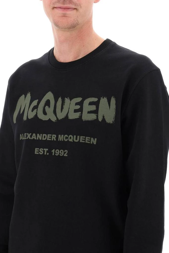 Alexander McQueen mcqueen graffiti sweatshirt 4