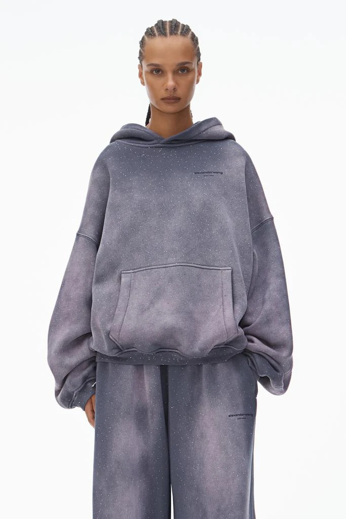 Shop Unisex Crystal Hotfix Hoodie on Sale at BeyondStyle – Get 40