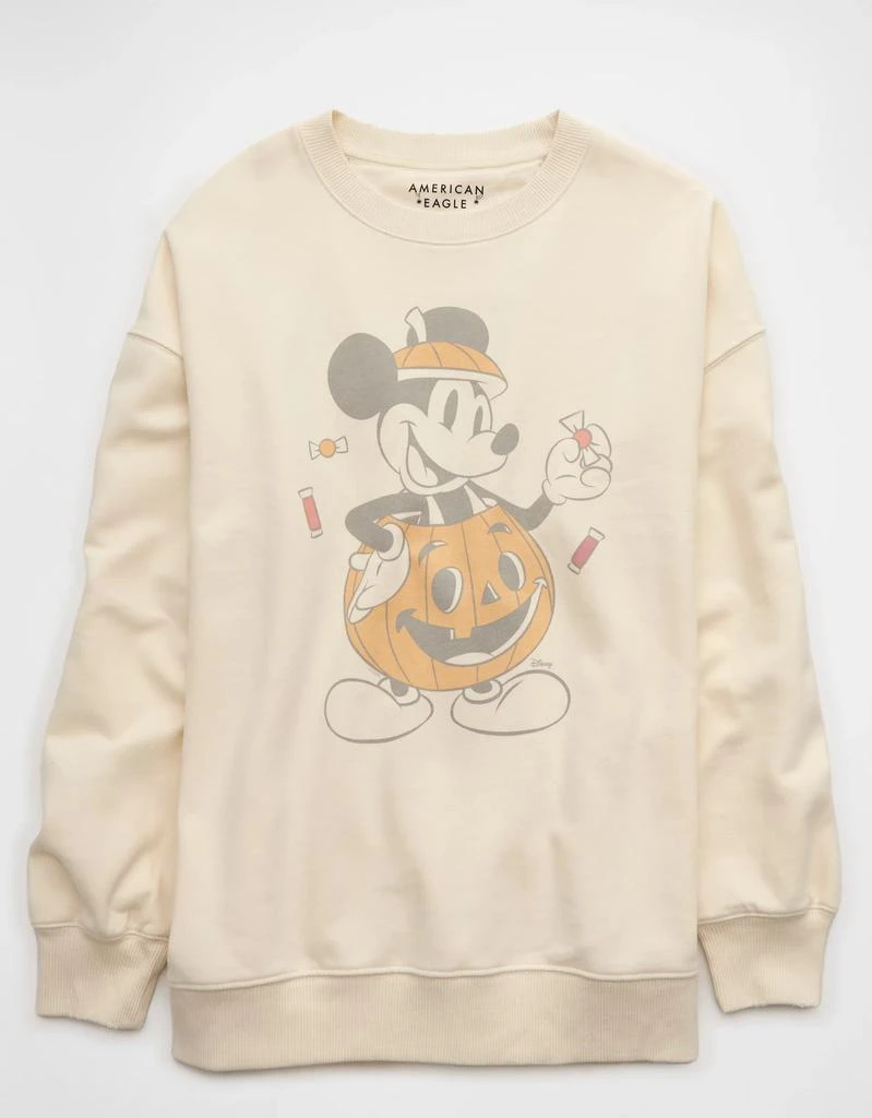AE AE Oversized Halloween Mickey Mouse Graphic Sweatshirt 3