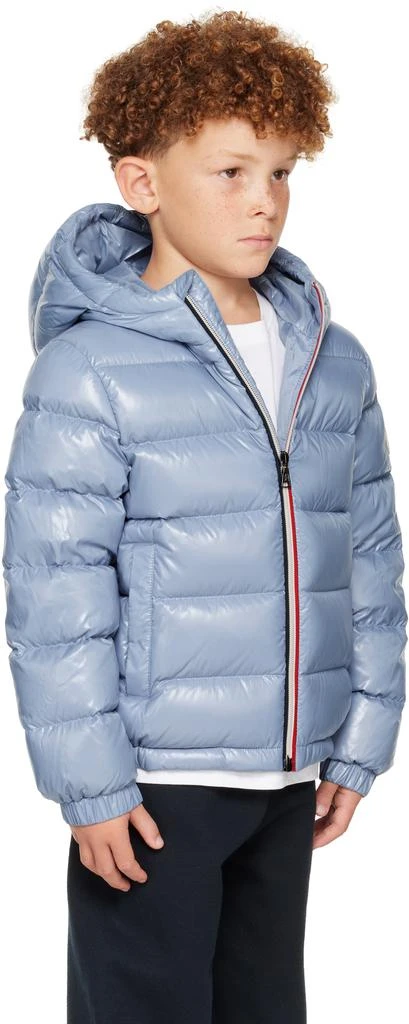 Moncler Big Kids Blue New Aubert Hooded Down Jacket 2