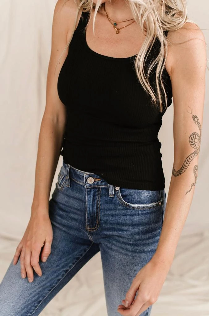 AMPERSAND AVE Most Wanted Tank Top In Black 1