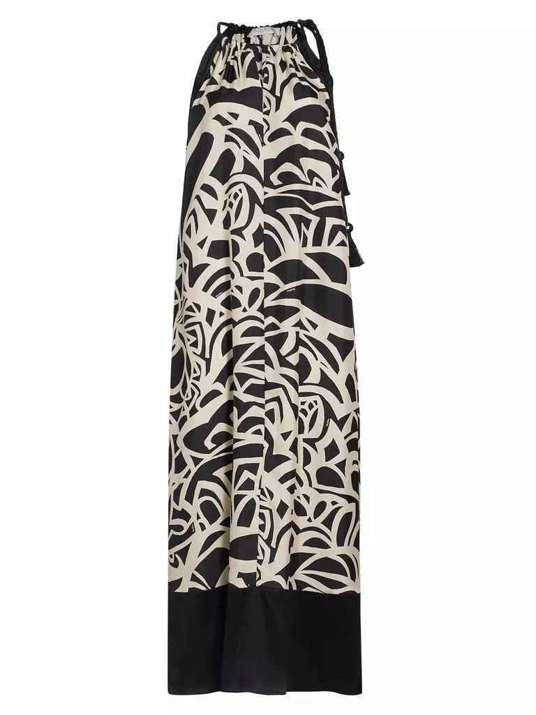 Max Mara Licenza Printed Silk Tent Dress 1