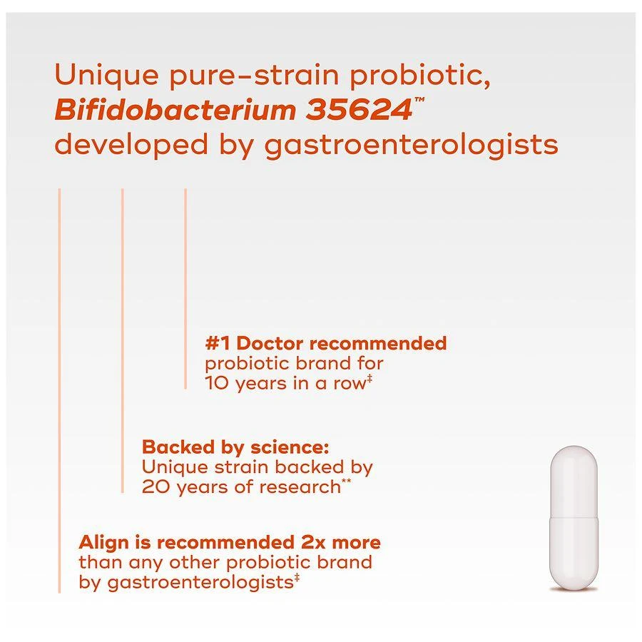 Align Probiotic, Daily Probiotic Supplement Capsules Cranberry 6