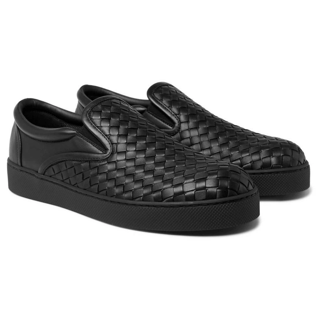 Bottega Veneta Intrecciato Leather Dodger Sneakers 2