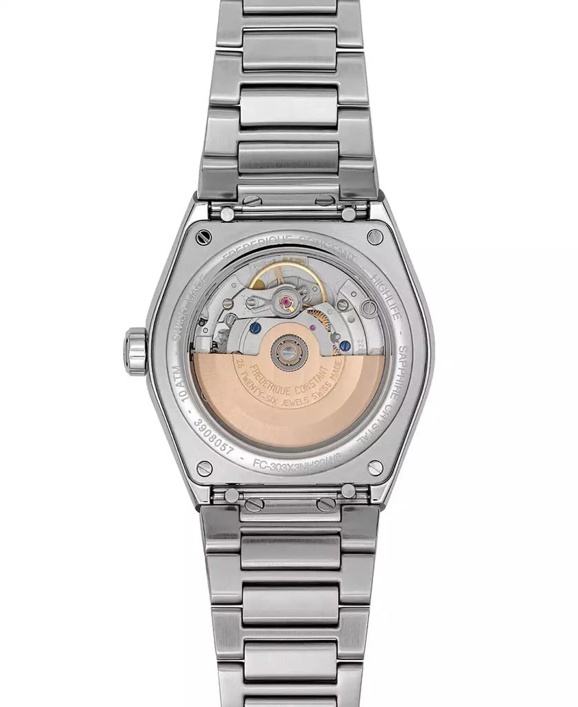 Frederique Constant Men's Swiss Automatic Highlife COSC Stainless Steel Bracelet Watch 39mm 6