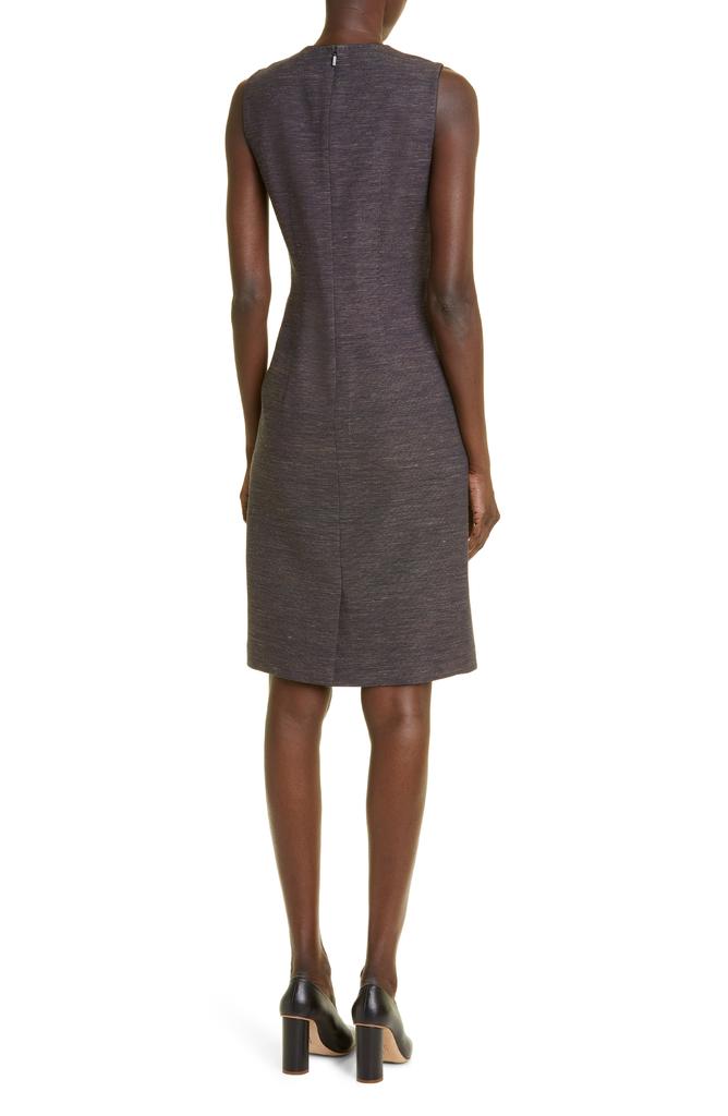 Lafayette 148 New York Harpson Sleeveless Wool Blend Sheath Dress