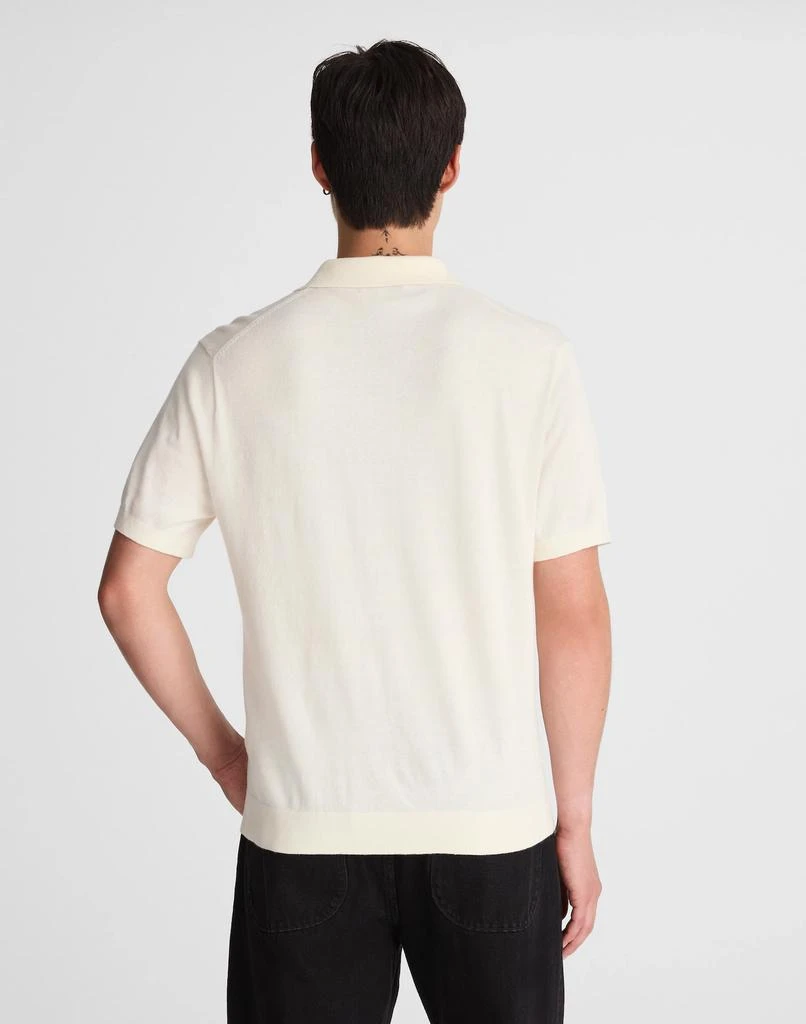 Madewell Three-Button Sweater Polo Shirt 4