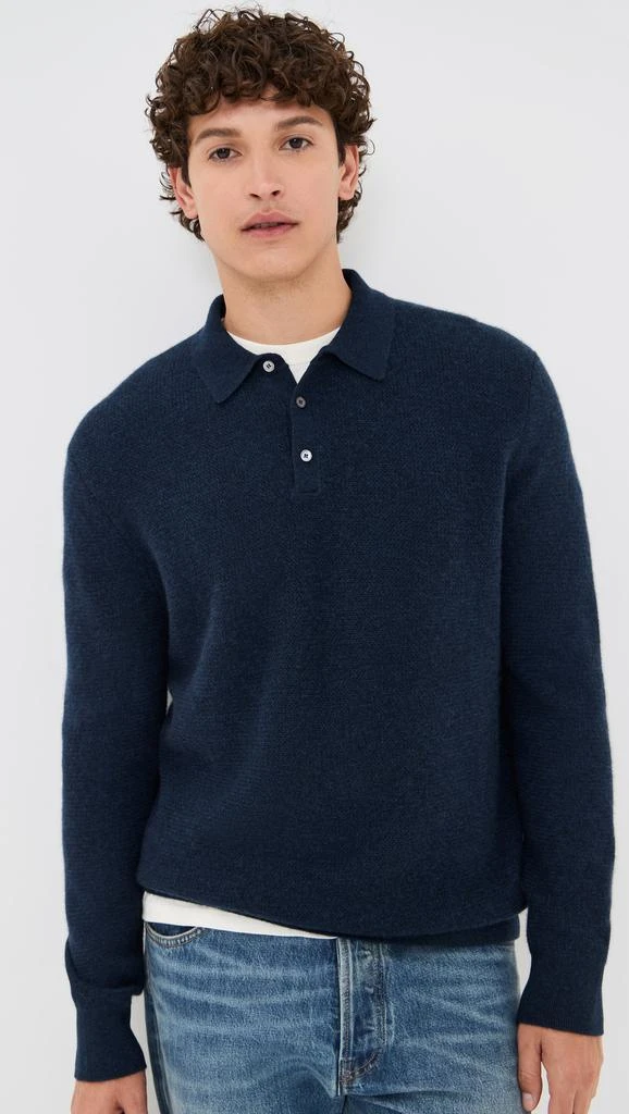 Club Monaco Cashmere Refined Racking Polo 6