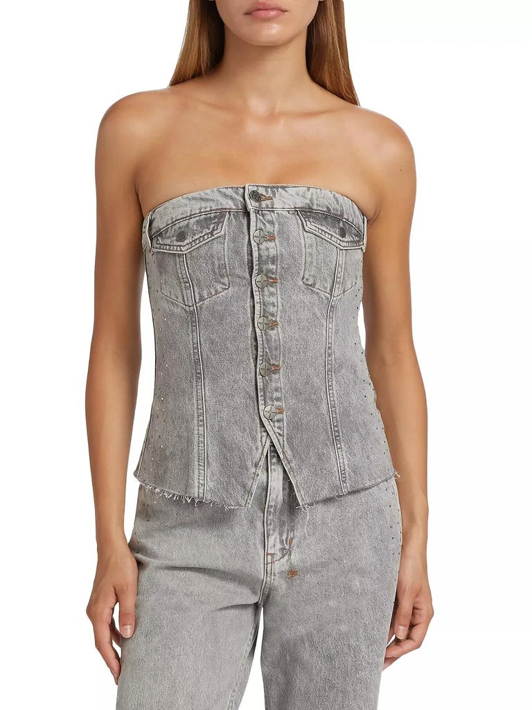 Ksubi Retro Dime Krystal Bustier Top 3