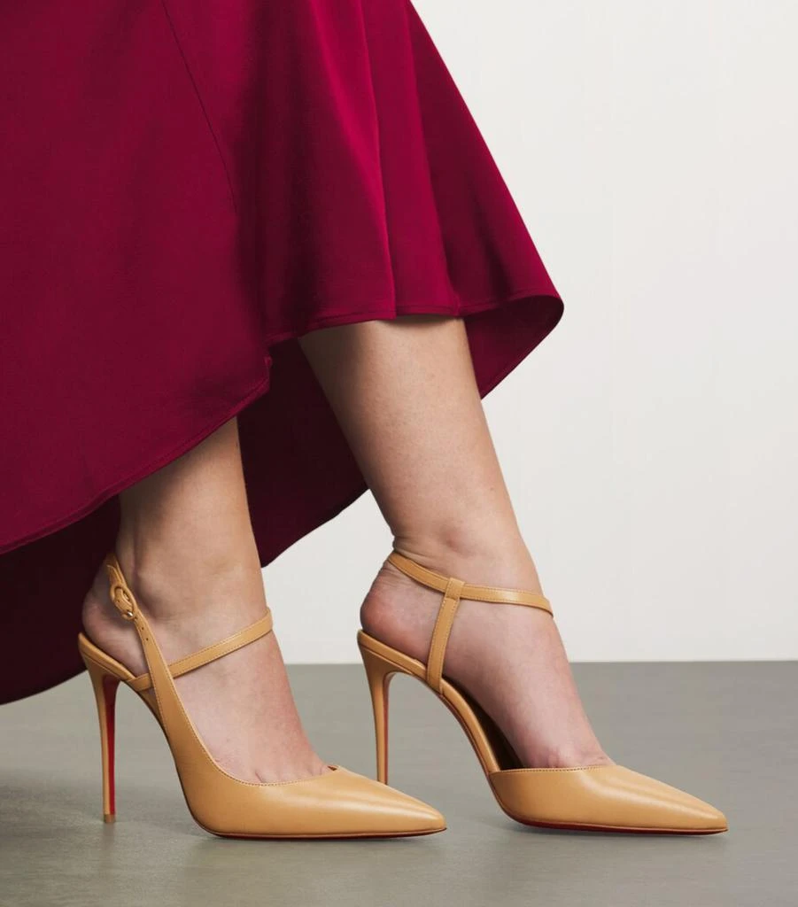 Christian Louboutin Jenlove Leather Pumps 100 2