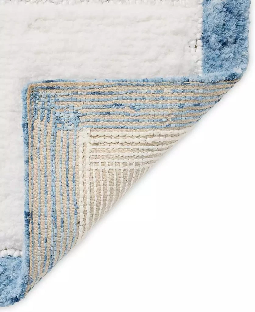 Loloi Park Blue Scallop Skid-Resistant Bath Rug 3