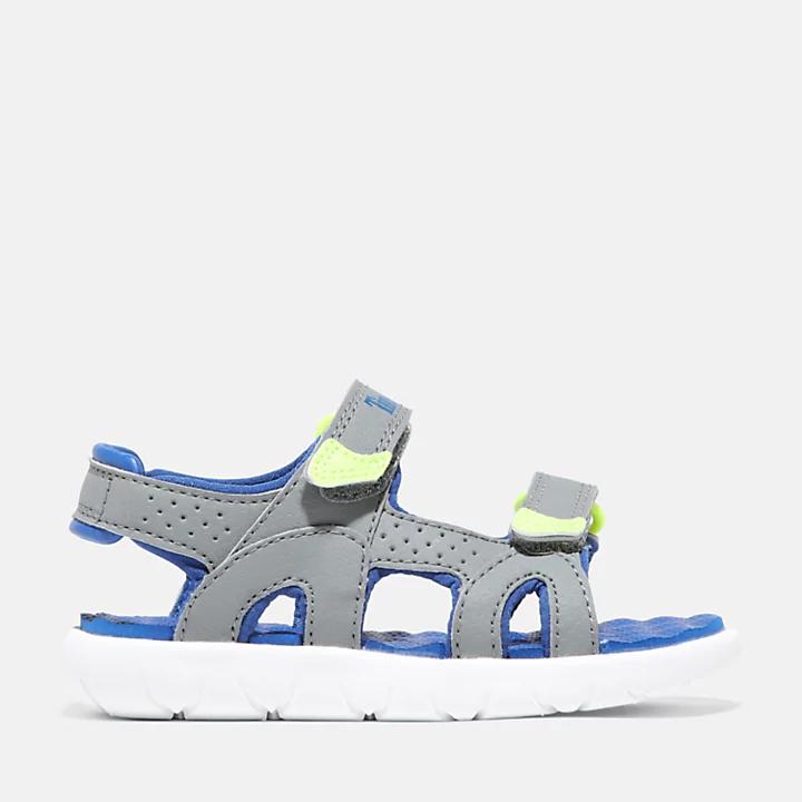 Timberland Perkins Row Strappy Sandal for Toddler in Grey