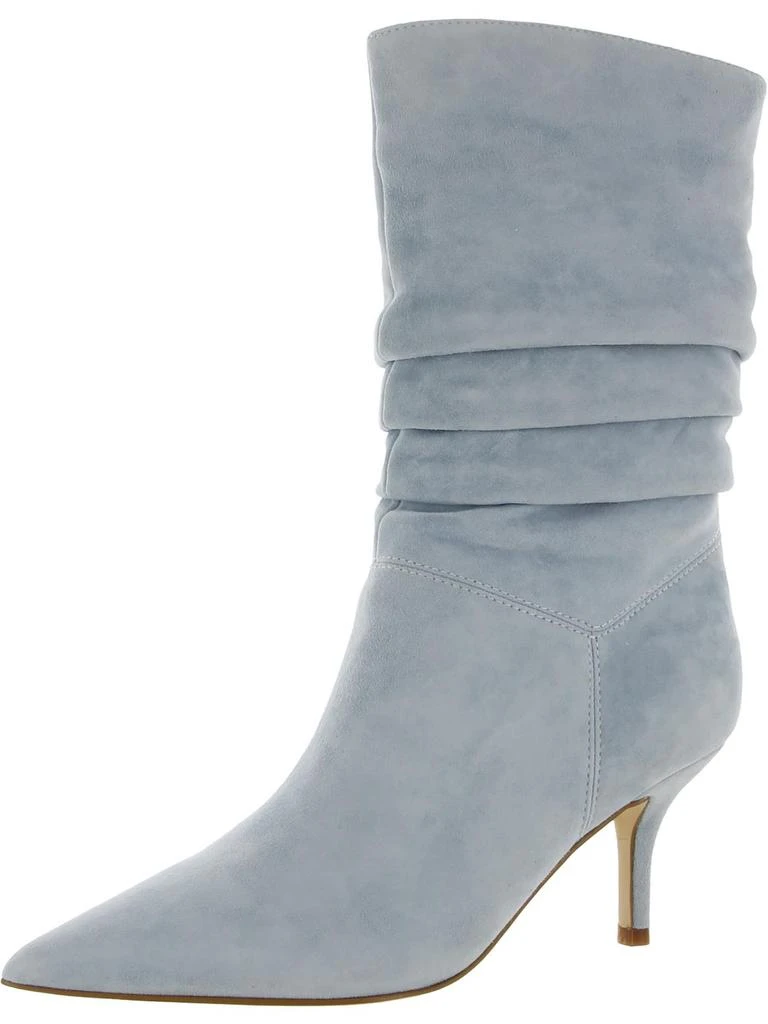 Nine West Mycki Womens Slouchy Pointed Toe Mid-Calf Boots 10