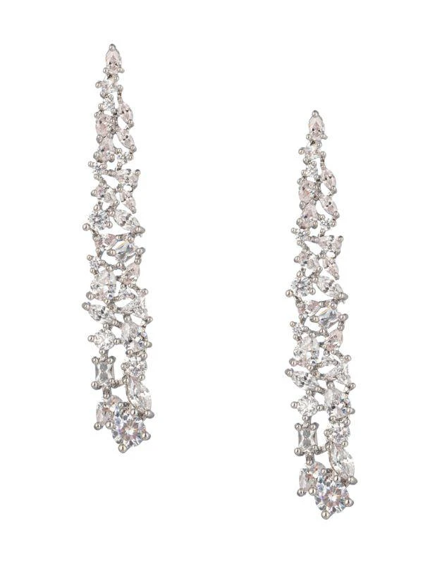 Eye Candy LA Luxe Emma Cubic Zirconia Dangle Earrings 1
