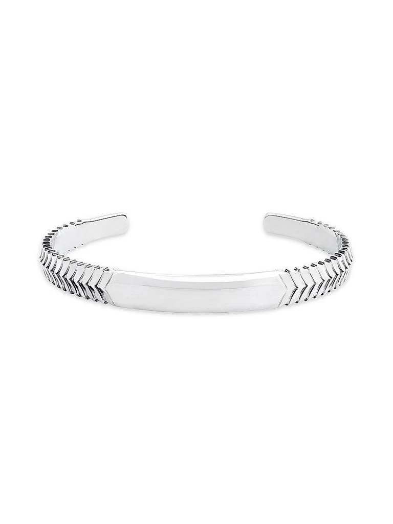 Stephen Webster Herringbone Torque Sterling Silver Cuff Bracelet 1