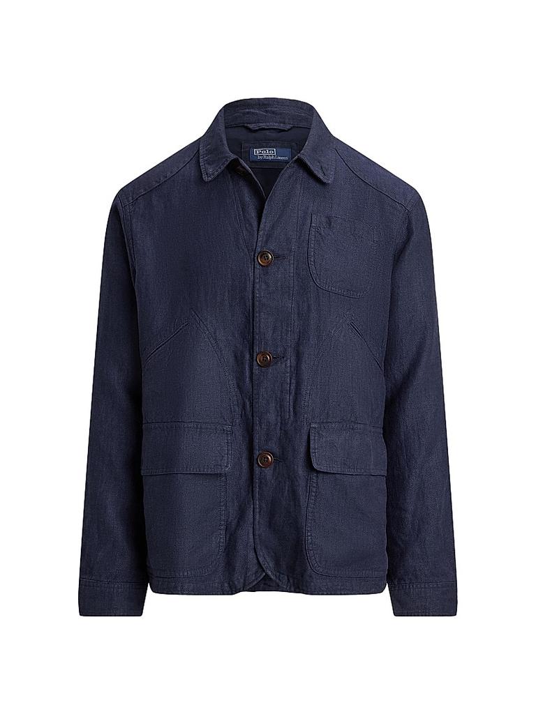 Ralph Lauren Herringone Linen 5-Pocket Work Jacket