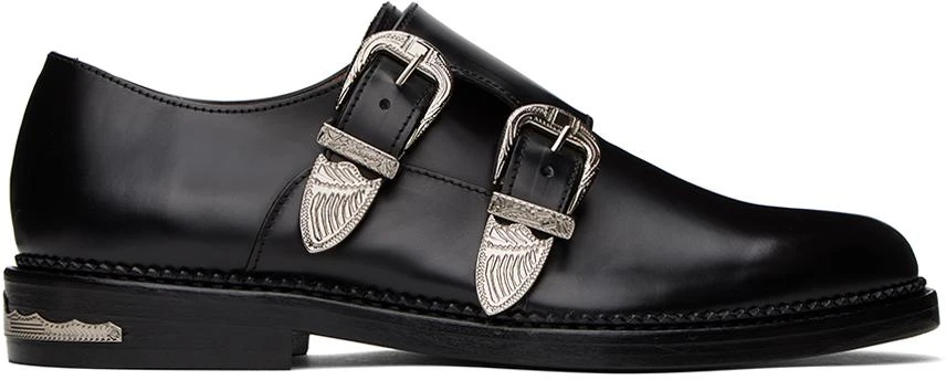 Toga Virilis Black Double Monkstraps IT 42 = IT 42 - Dress 