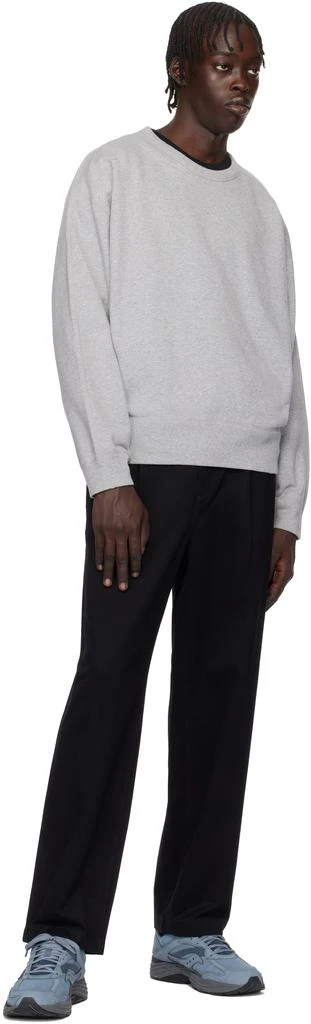 REIGNING CHAMP Black Cotton Chino Sophomore Trousers 4