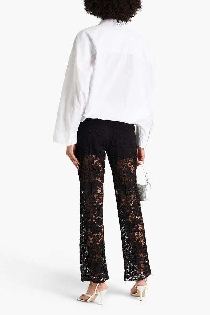 Huishan Zhang Corded lace straight-leg pants 3