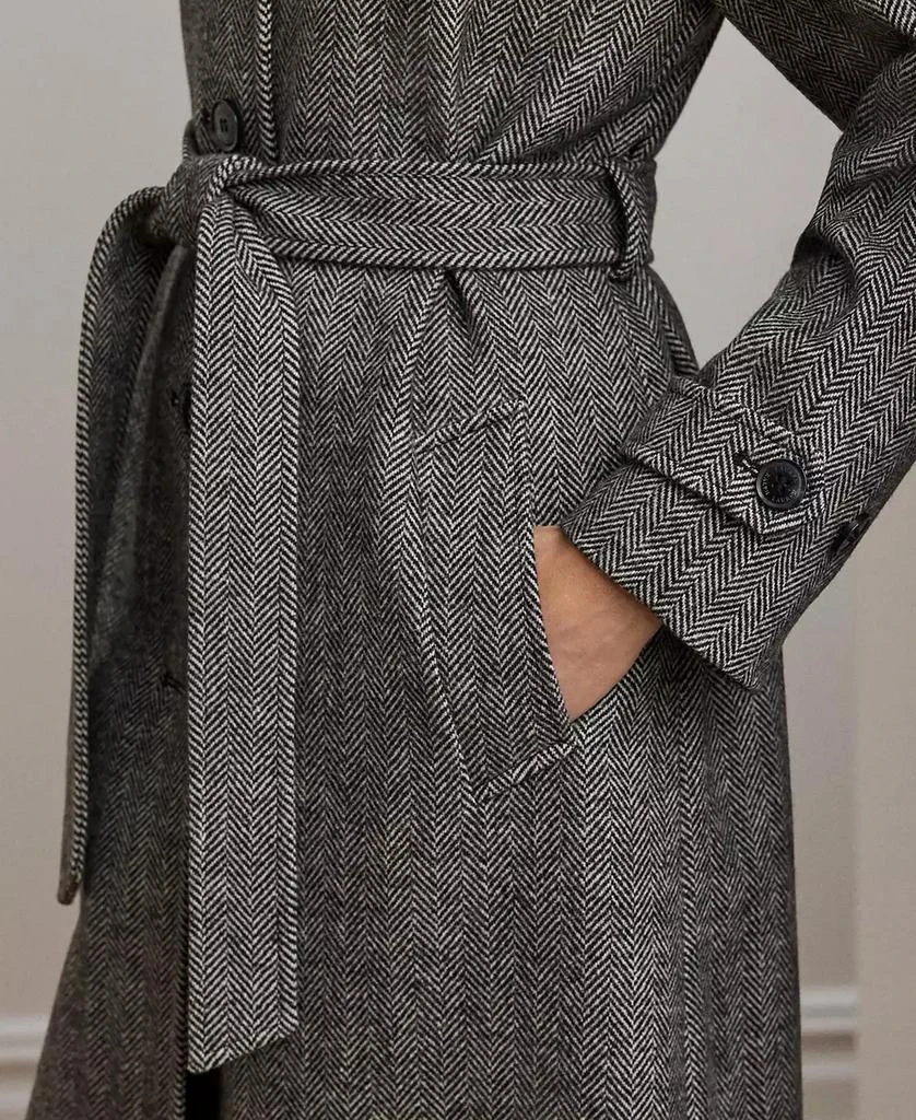 Ralph Lauren Women's Single-Breasted Wool-Blend Belted Maxi Coat 4