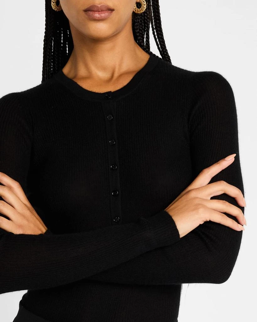 Gabriela Hearst Julian Cashmere Henley Sweater 6