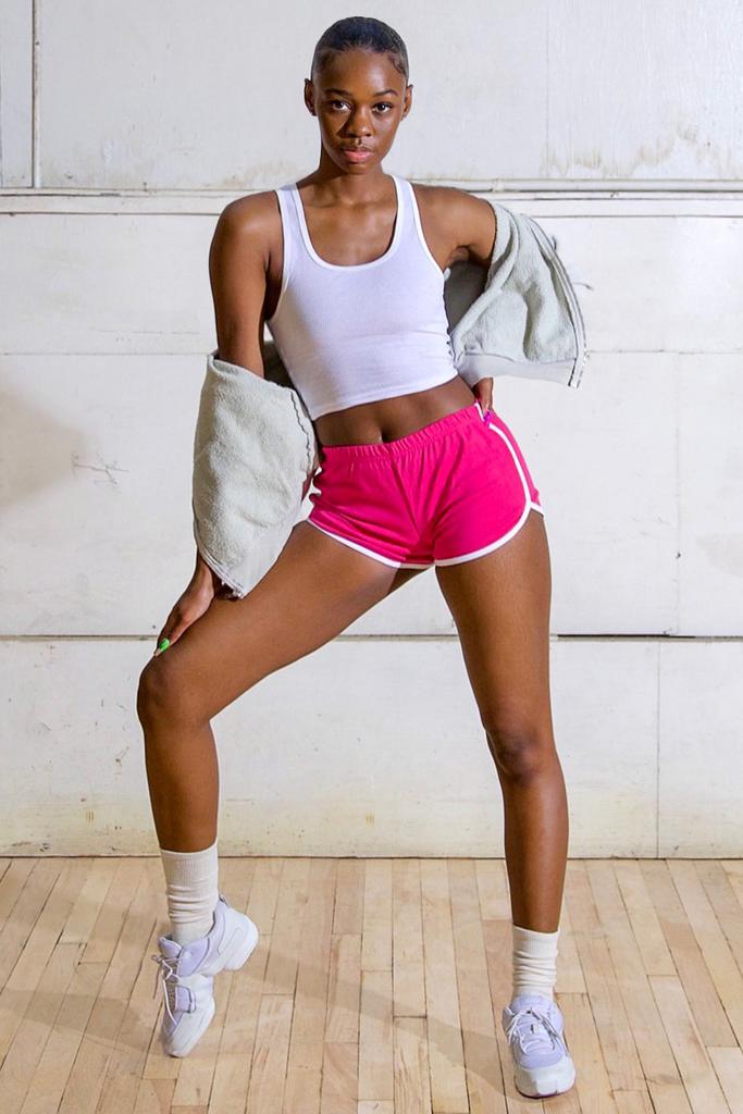 Los Angeles Apparel 21308 - 2x1 Crop Tank