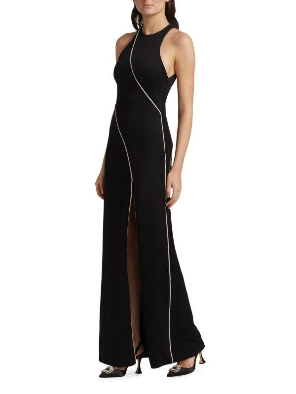 Galvan Crystal Cord Gown 3