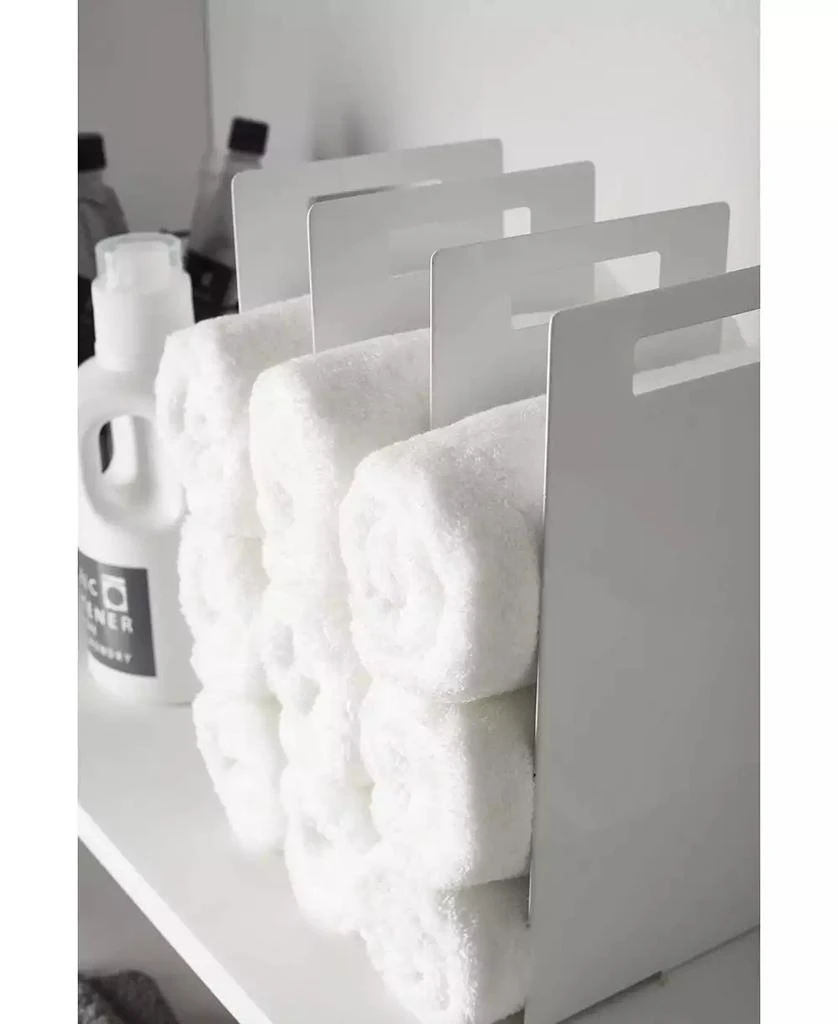 Yamazaki Home Tower Interlocking Towel Organizer Set of 2 19