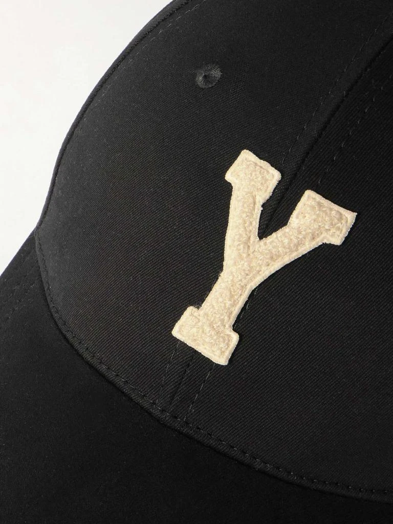 Yves Saint Laurent LOGO COTTON BASEBALL CAP 4