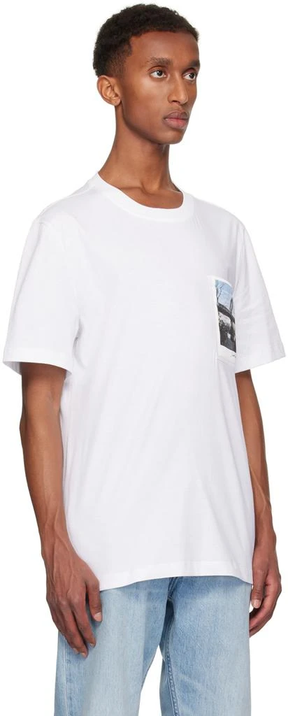 Helmut Lang White Bridge Postcard T-shirt 2