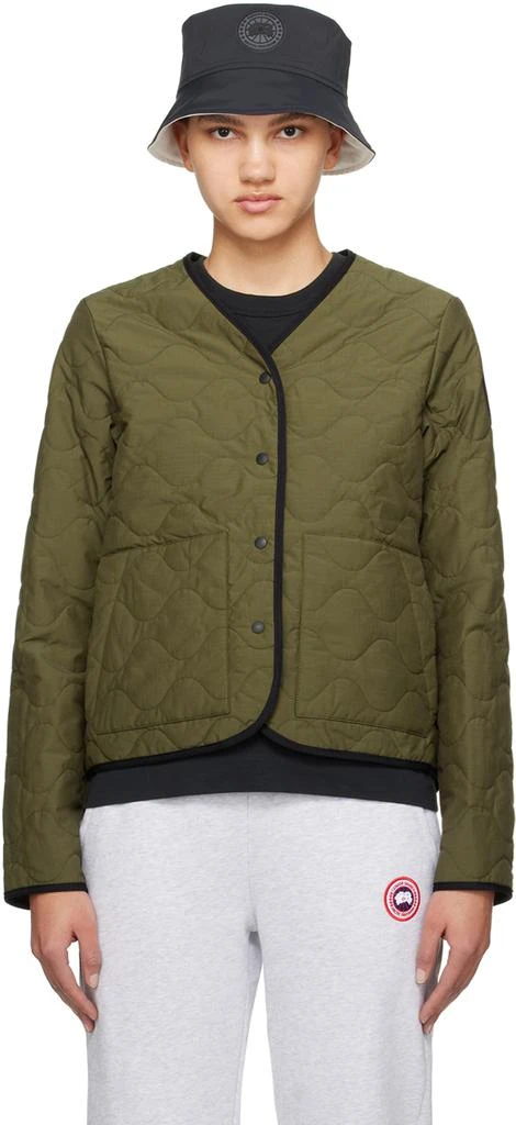 Canada Goose Khaki Annex Liner Reversible Jacket 1