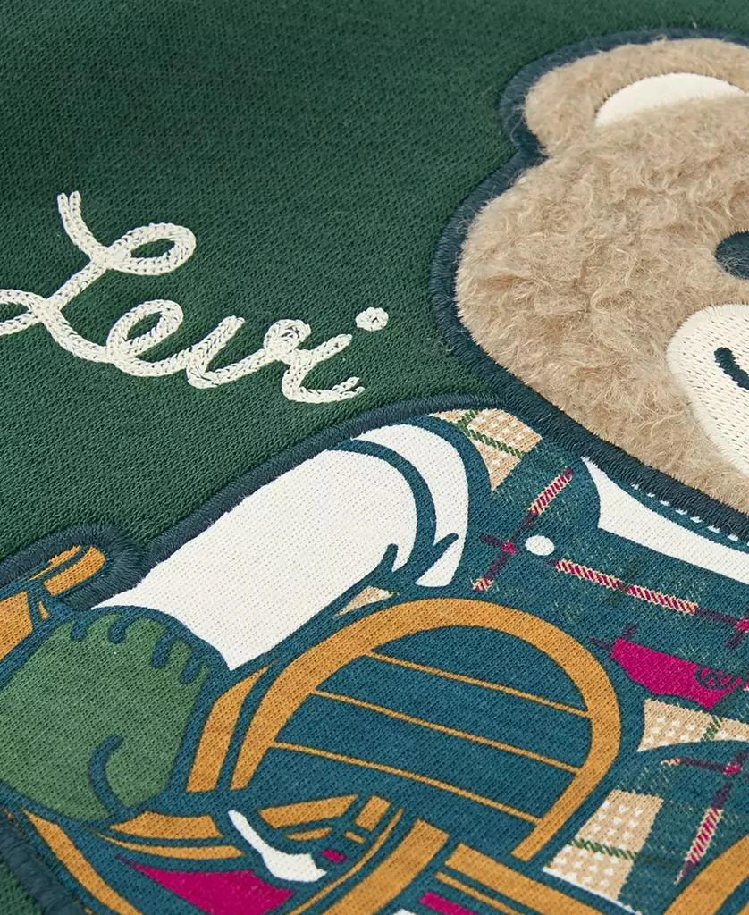 Levi
s Baby Boys
 Bear Applique Hoodie and Joggers, 2-Piece Set 6