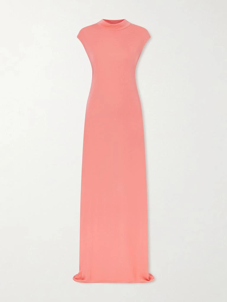 tom ford maxi dress Tom Ford, Halterneck Jersey Maxi Dress, Women, Pink, L, Dresses, Viscose