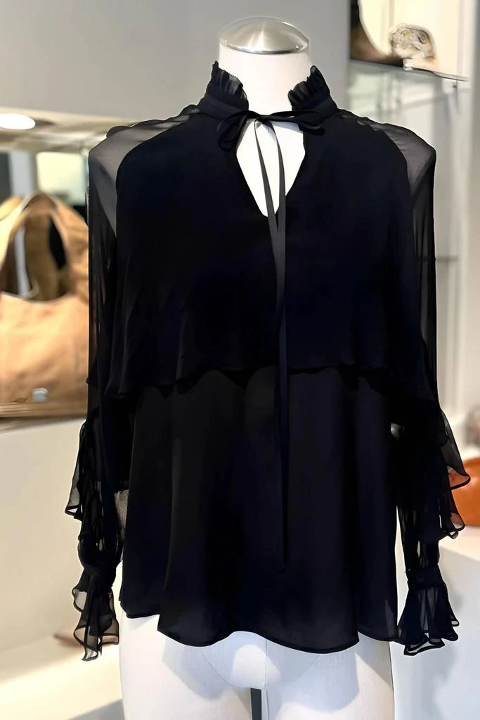 JESSIE LIU Jessie Liu - SILK CHIFFON TOP