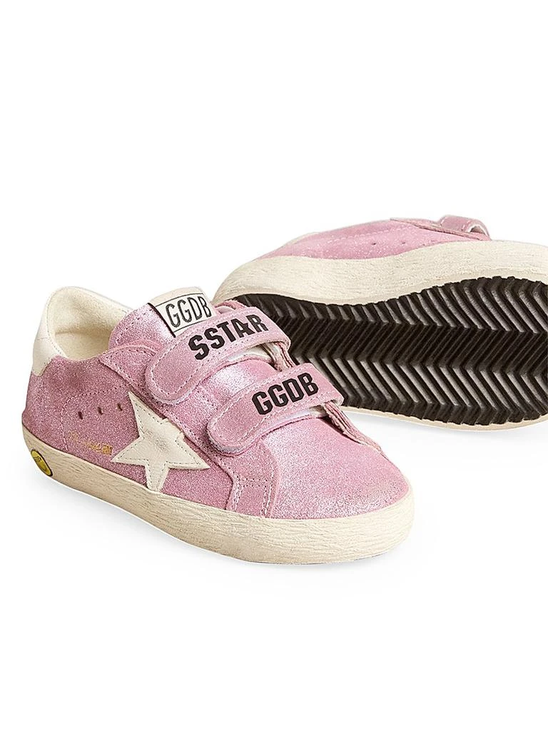 Golden Goose ​Baby Girl's, Little Girl's & Girl's Old School Glitter & Star Sneakers 4