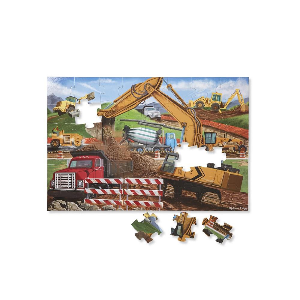 Melissa and Doug Melissa & Doug Building Site Jumbo Jigsaw Floor Puzzle - 48 pcs