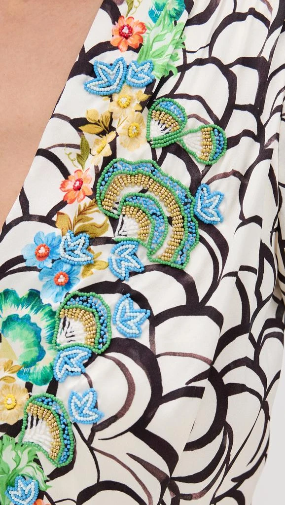 Saloni Lea Silk Maxi Dress 5