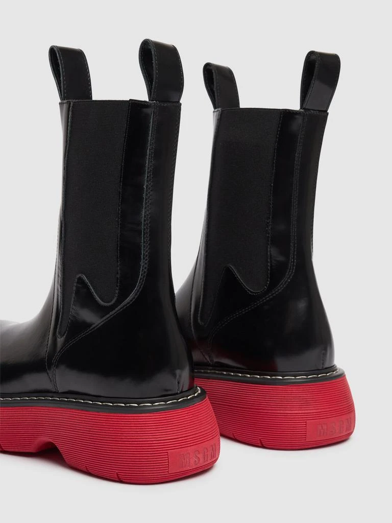 MSGM 40mm M Chelsea Leather Boots 4