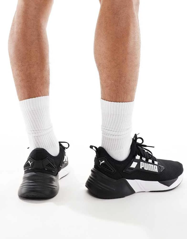 Puma Puma Retaliate 3 trainers in black & white 3