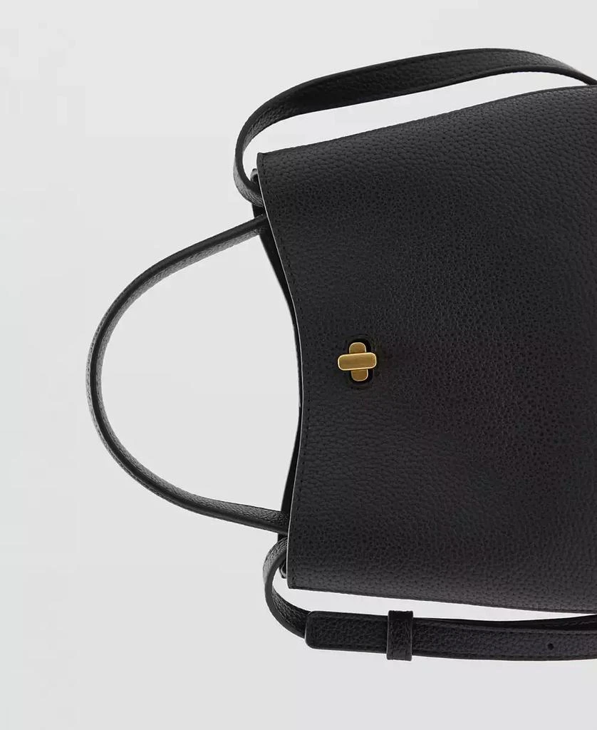 Mango Women's Metallic Detail Mini Shopper Bag 4