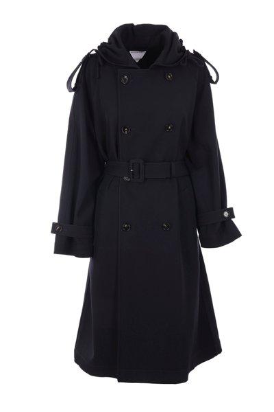 Bottega Veneta double-breasted outlet belted trench coat