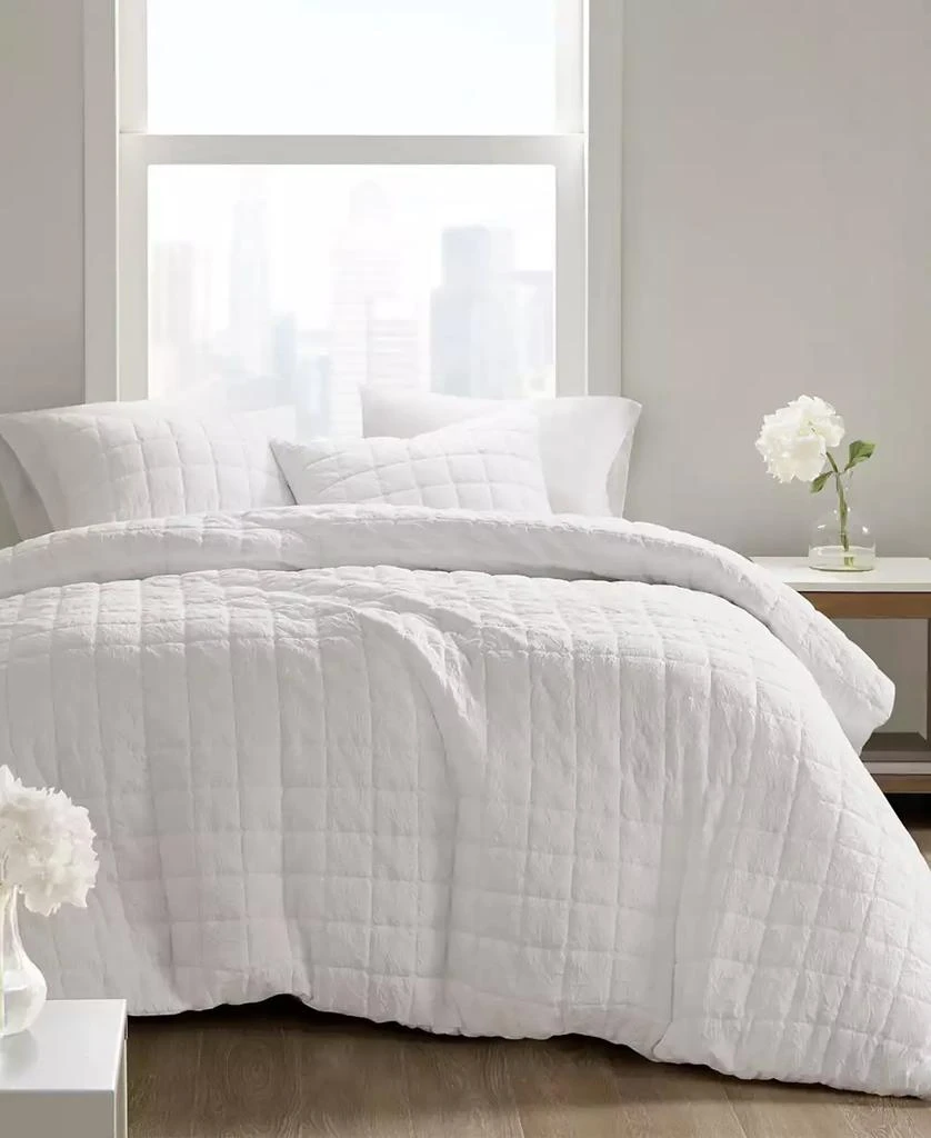 Natori Cocoon Quilt Top 3-Pc. Duvet Cover Set 1