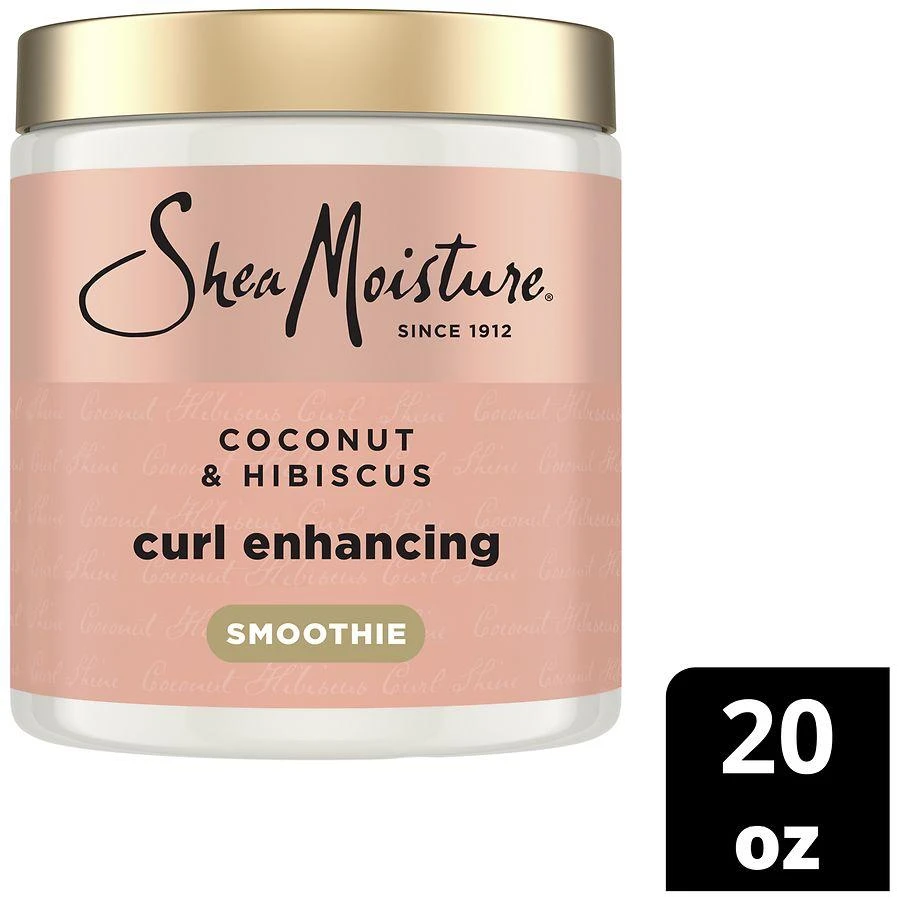 SheaMoisture Curl Enhancing Smoothie Hair Cream, Coconut and Hibiscus 7