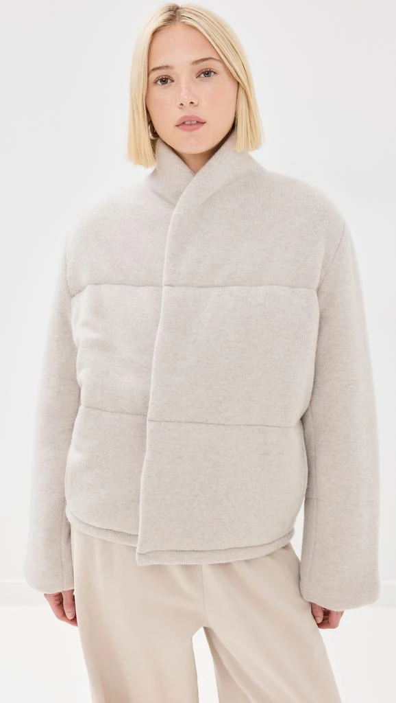 Le Kasha Prague Short Puffer Cashmere Bomber 6