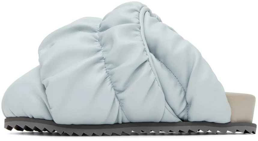 YUME YUME SSENSE Exclusive Blue Tent Mules 3