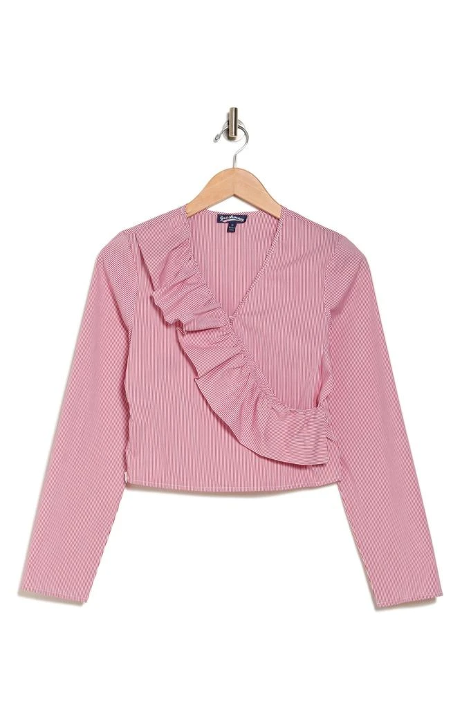 Freshman Asymmetric Ruffle Cotton Top 3