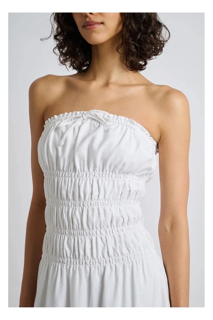 Onia Onia Air Linen Smocked Maxi Dress 2