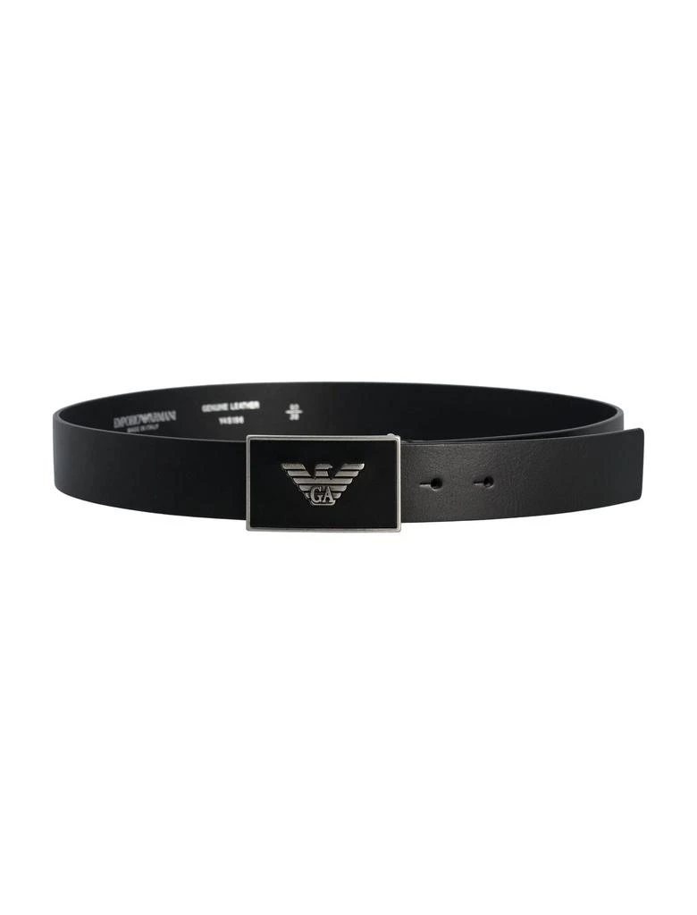 Emporio Armani Emporio Armani Logo Plaque Belt 2