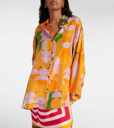Dries Van Noten Printed silk shirt 7